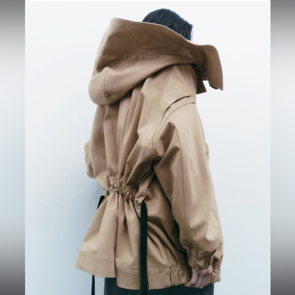 Zara Full cut Parka Jacket. - Picture 2 of 3